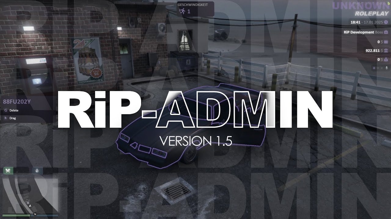 RiP-Admin | Version 1.5 | FiveM Script by RiP Development