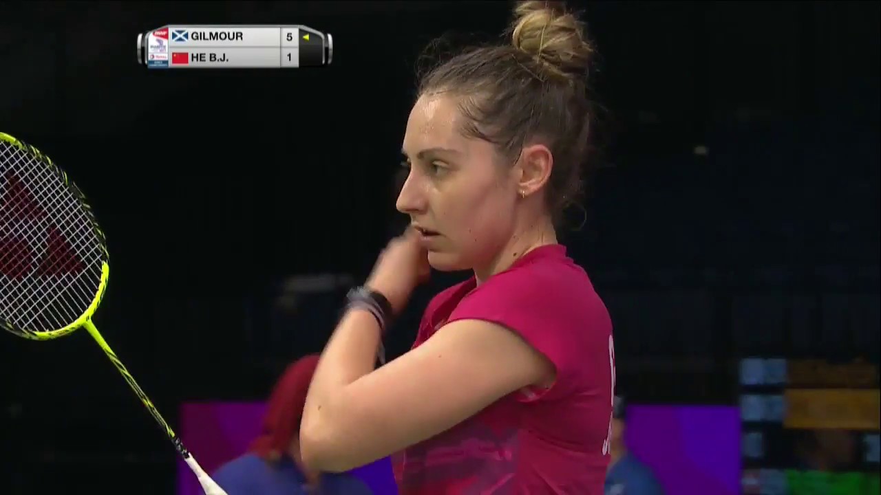 TOTAL BWF World Championships 2017 | Badminton R16 M9-WS | Kirsty Gilmour vs He Bingjiao