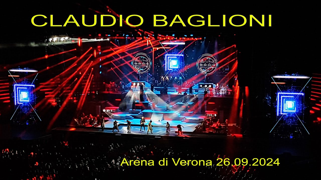Impressionen Konzert Claudio Baglioni Arena di Verona 26.09.2024