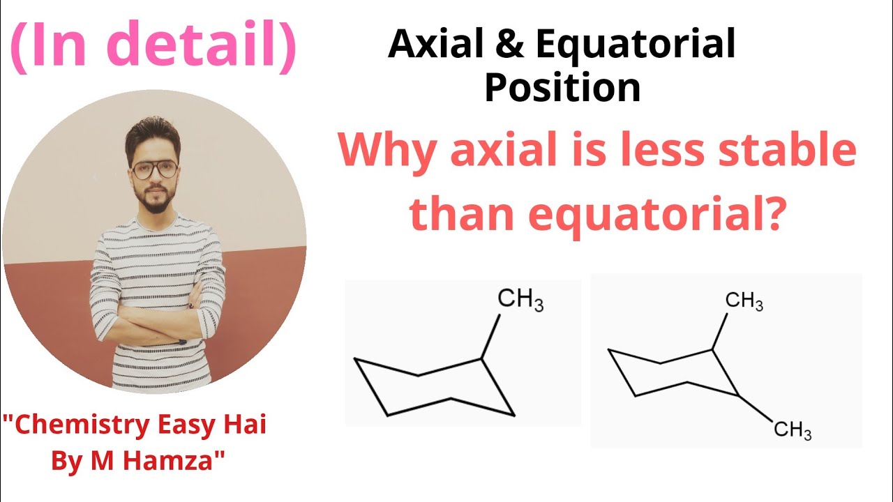 Axial & Equatorial Position Of Chair | Mono & Disubstituted Chair | Cis & Trans | Chemistry Easy Hai