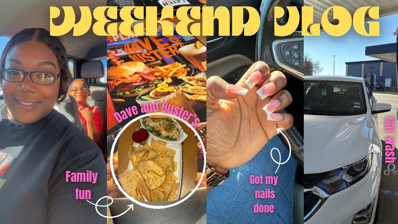 VLOG 🎀: AVATAR FIRE AND ASH + GOT MY NAILS DONE + FAMILY FUN AT DAVE & BUSTER'S + BOYS GET HAIRCUTS