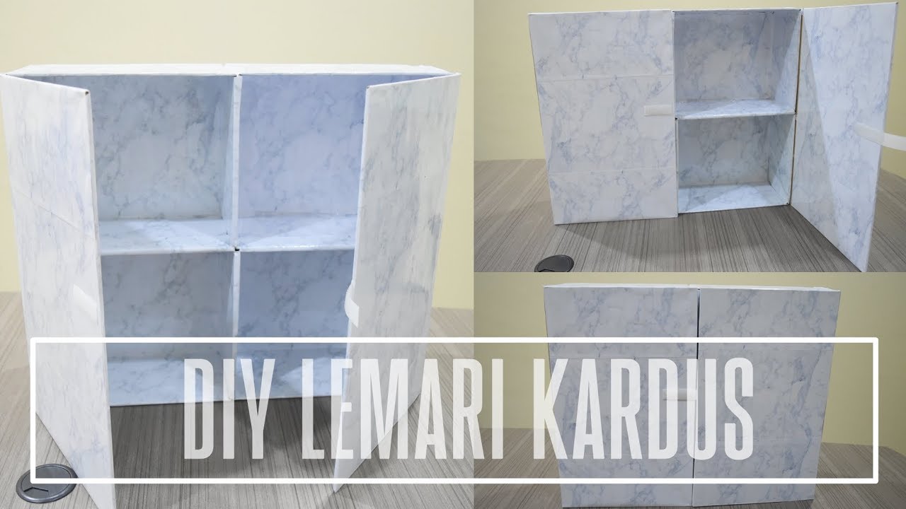 DIY lemari minimalis dari Kardus