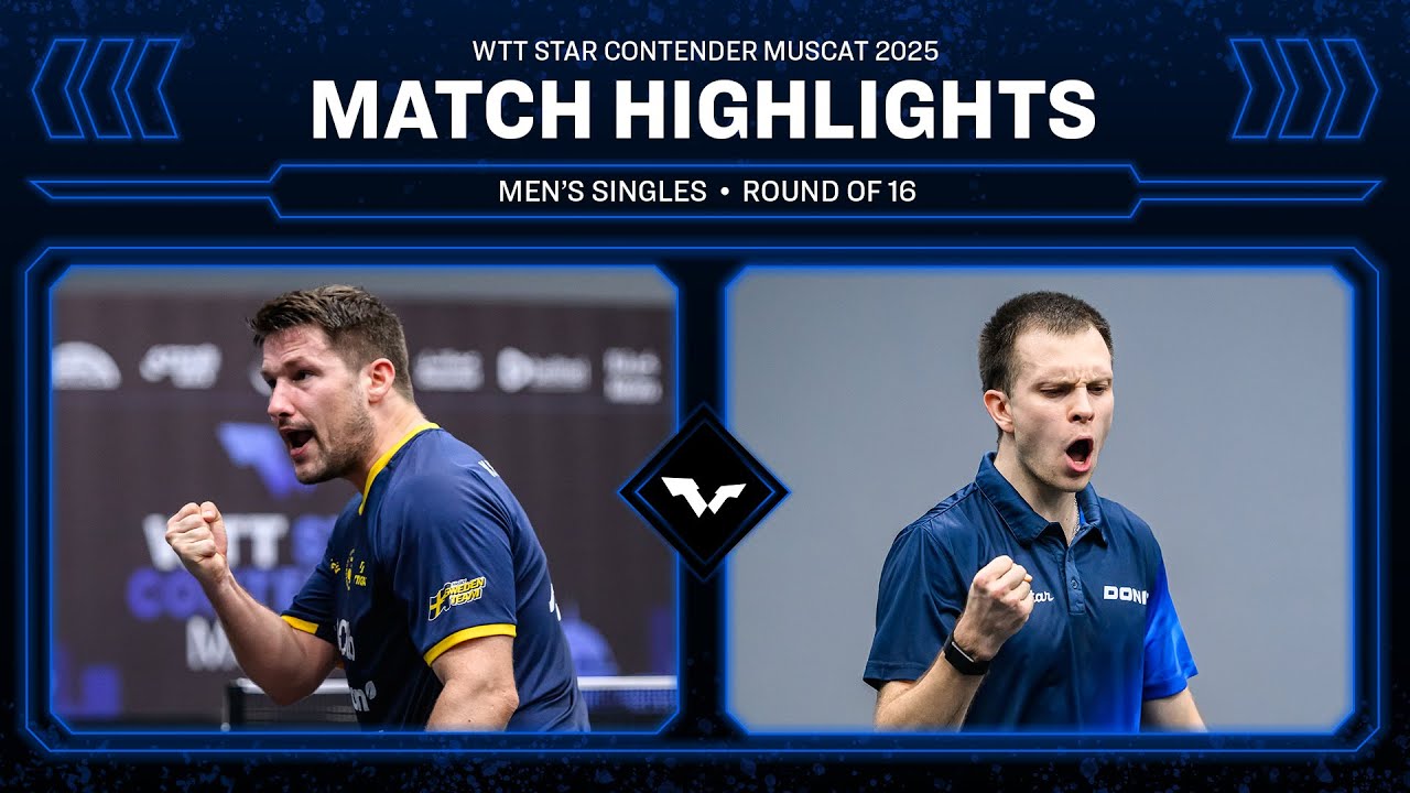Kristian Karlsson vs Vladimir Sidorenko | MS R16 | #WTTMuscat 2025