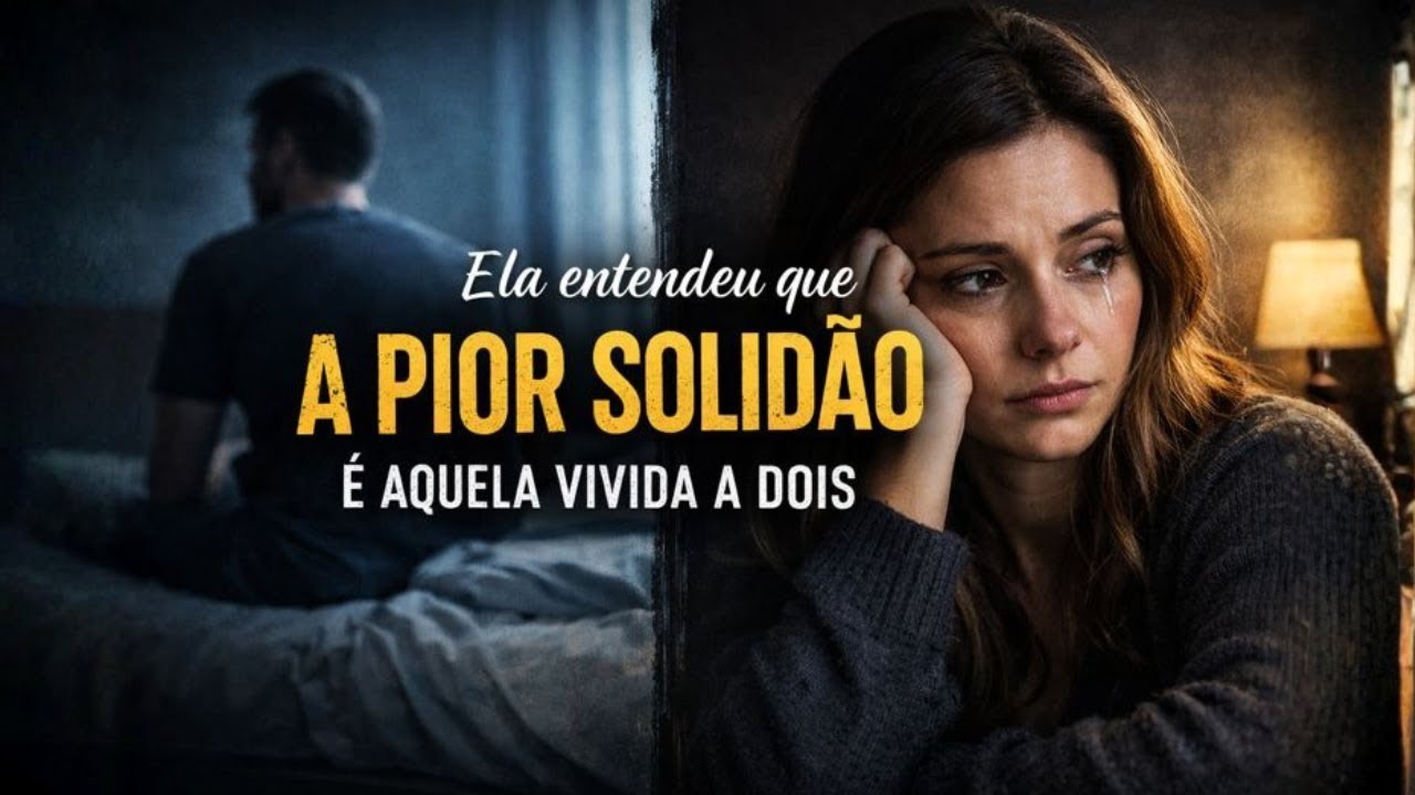 Ela entendeu que a PIOR SOLIDÃO é aquela VIVIDA A DOIS