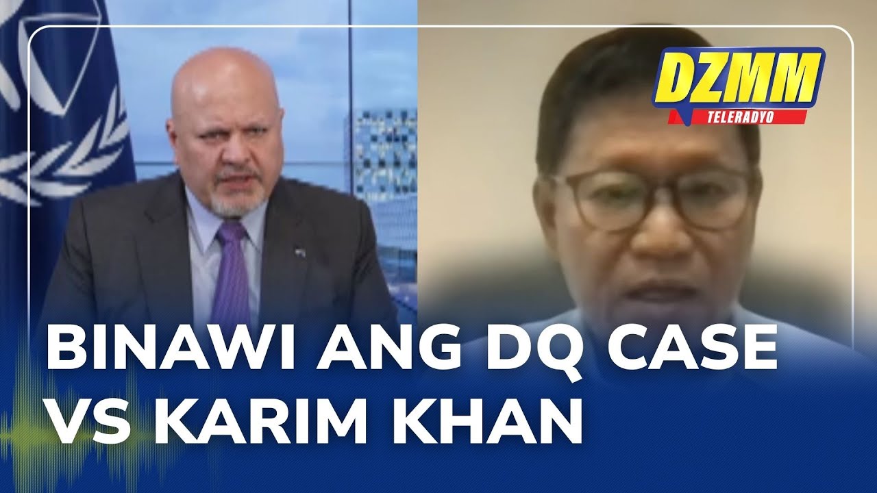 Duterte camp withdraws DQ request vs ICC chief prosecutor Karim Khan | (18 August 2025)