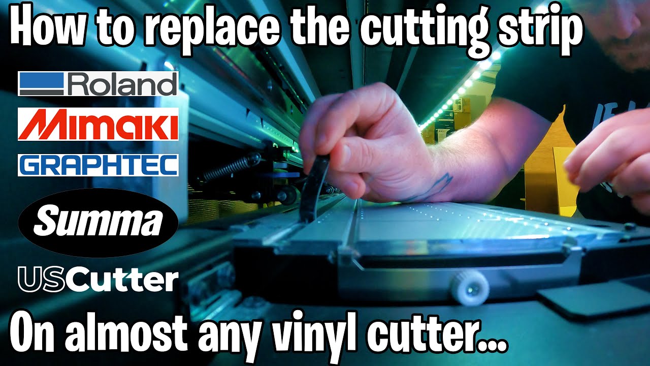 How To Replace The Cutting Strip On Almost Any Vinyl Cutter