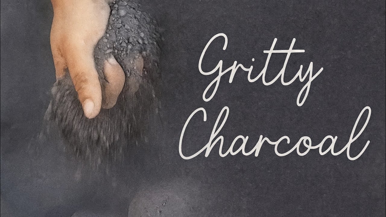 Gritty Dust Storm Charcoal | Dry Crispy Crumbling ASMR