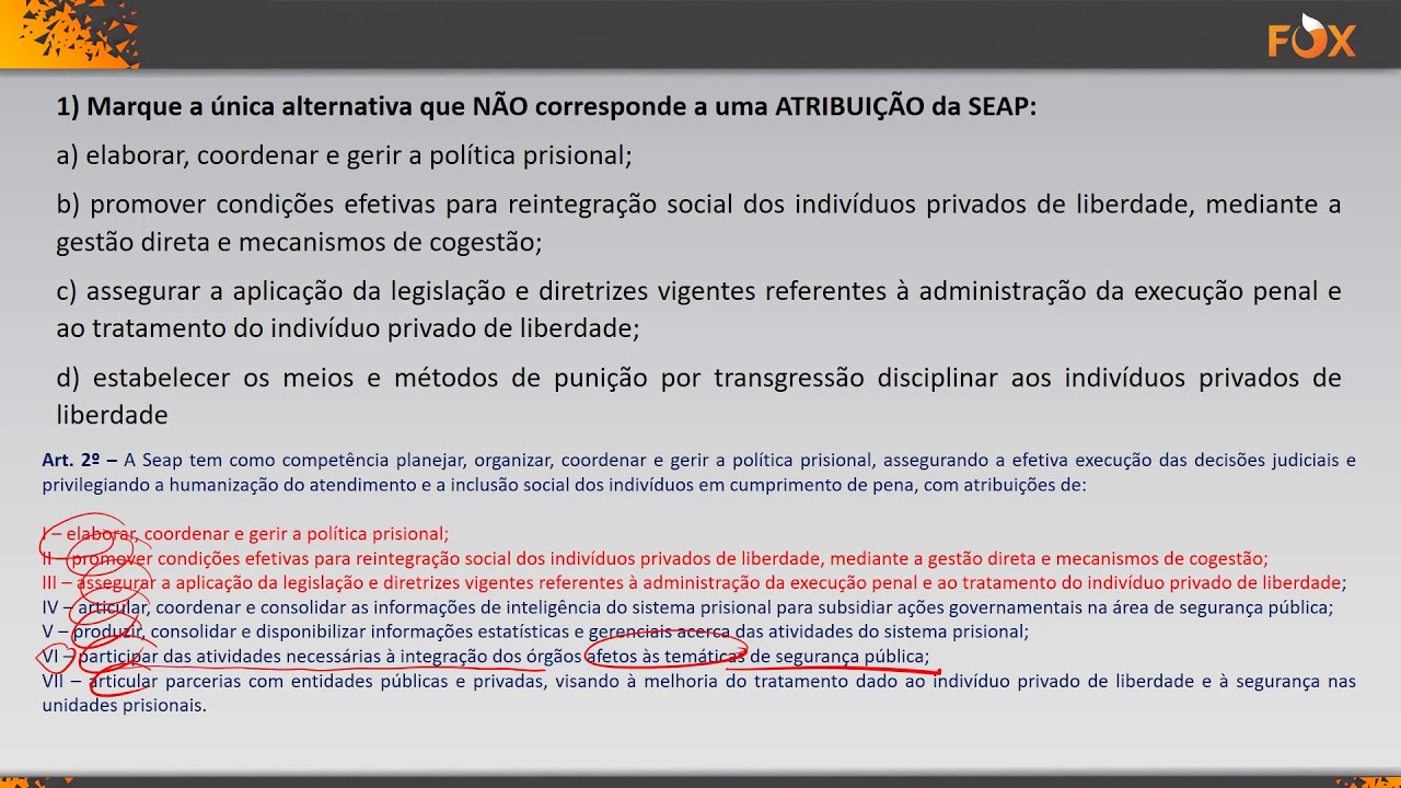 AGEPEN - MG | Decreto 47.087/2016 (SEAP) | Prof. Thiago Medeiros