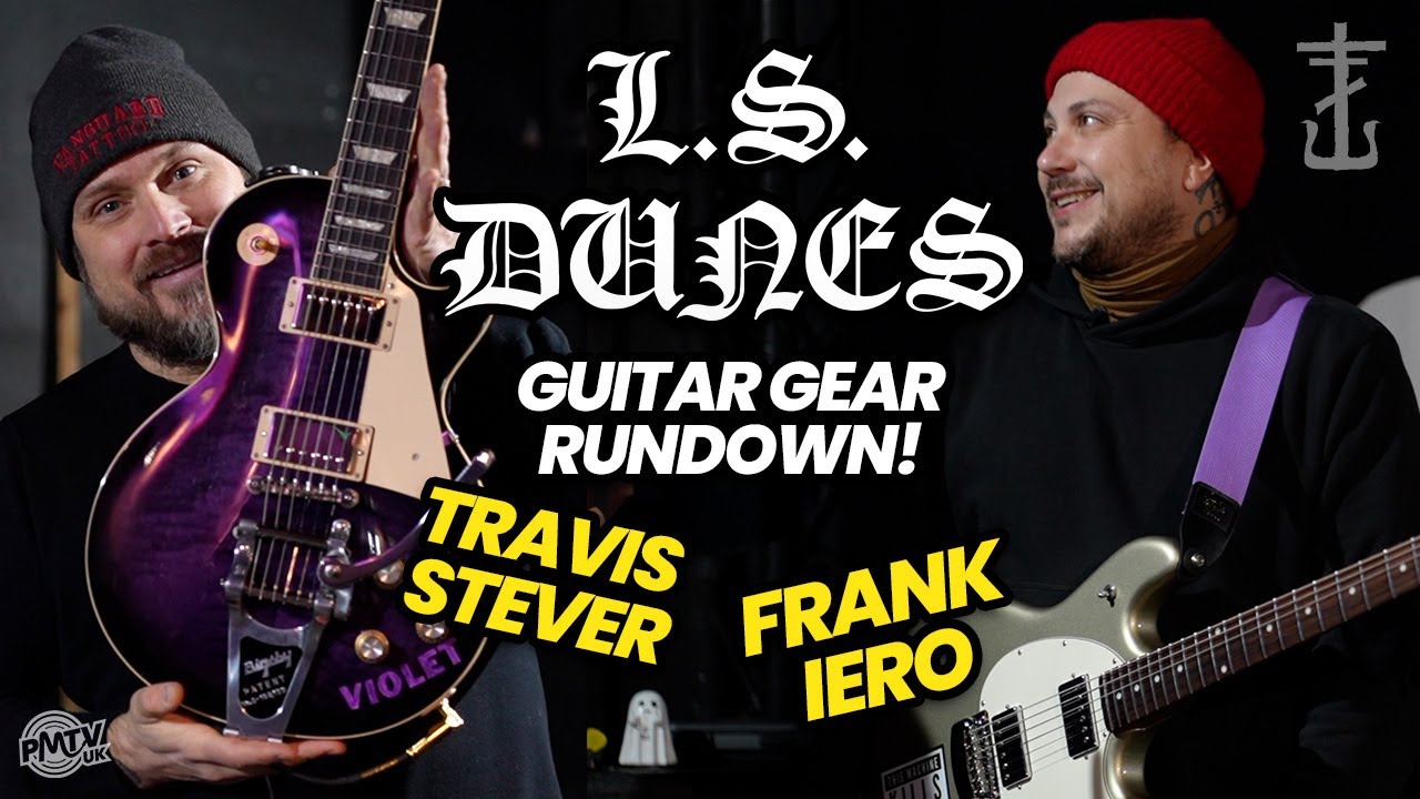 Frank Iero & Travis Stever From LS Dunes, Guitar Gear Rundown! - 2025 Violet Tour