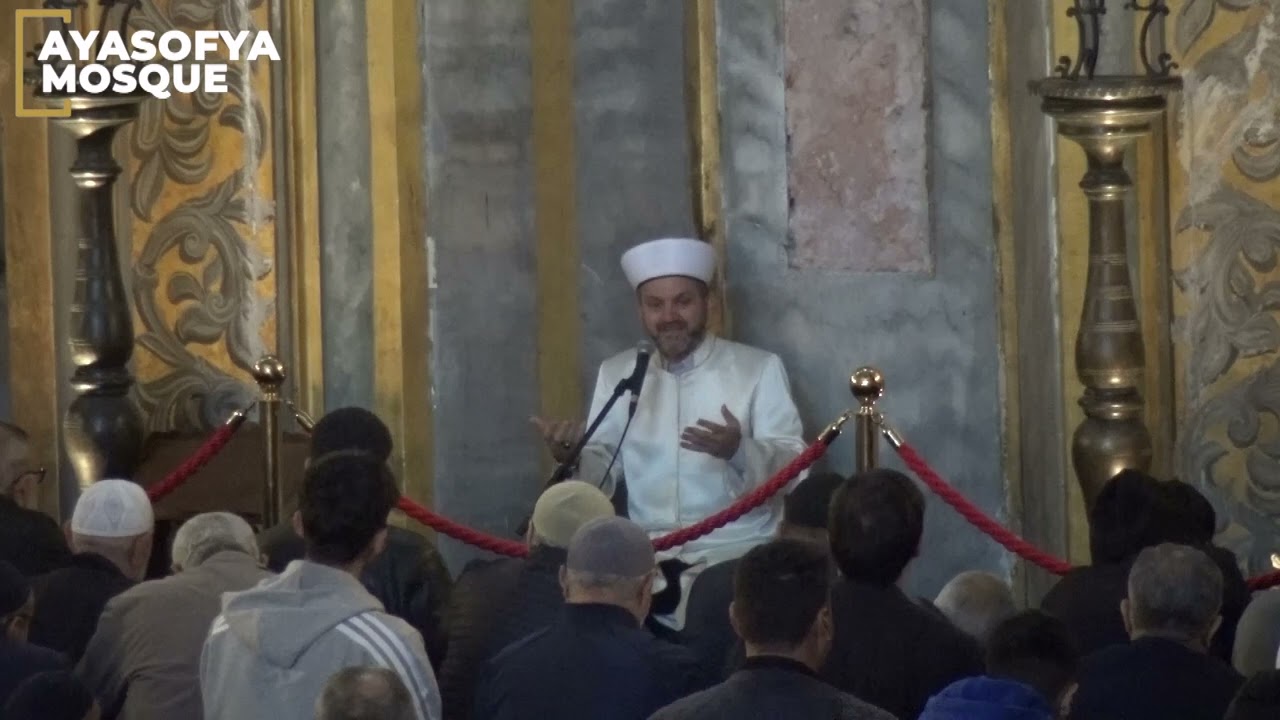 Ayasofya Camii Mihrabiyesi - Ankebut 41-45