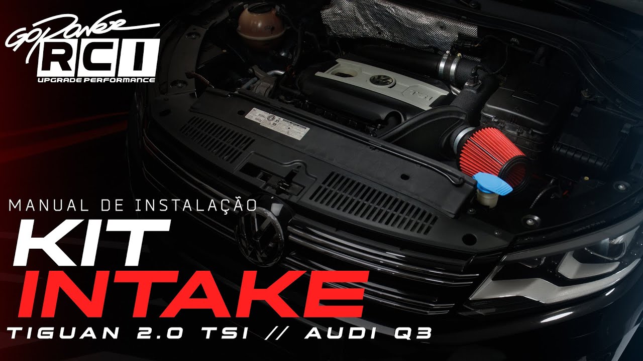 Kit Intake Filtro Esportivo VW Tiguan 2.0 Tsi 2001 a 2016 // Instalação Intake // Race Chrome // RCI