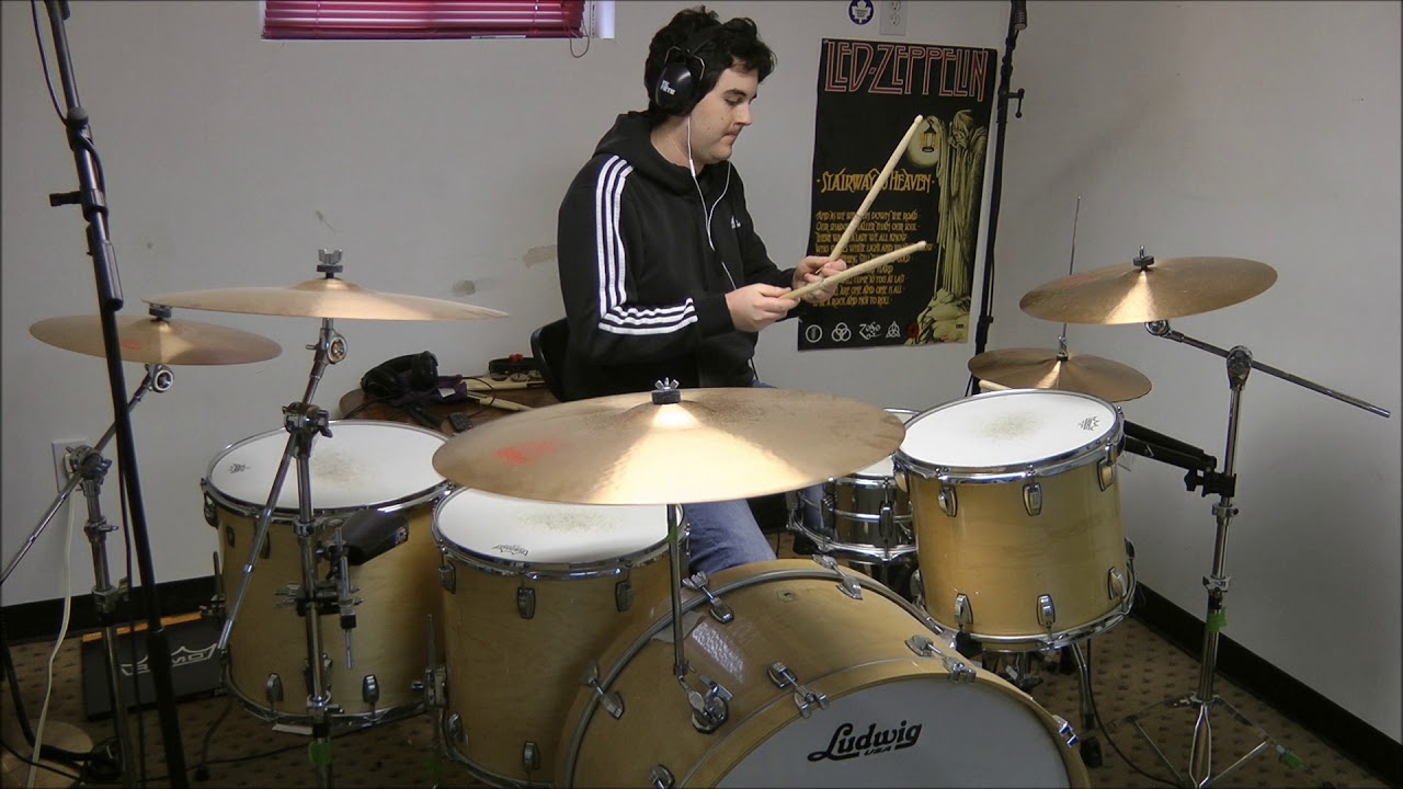 Black Dog (Led Zeppelin) - Live 1972 - Drum Cover - Ludwig Classic Maple Kit