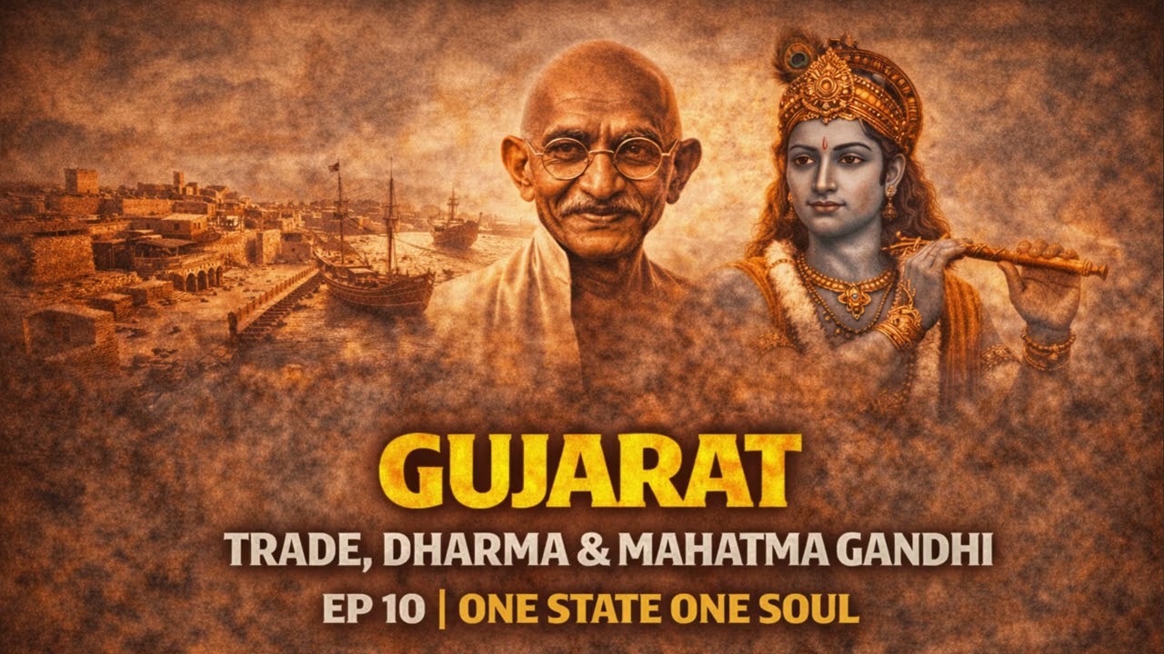 Podcast 188: Gujarat – Trade, Dharma & Gandhi | From Harappa to Ahimsa | EP 10 | One State One Soul