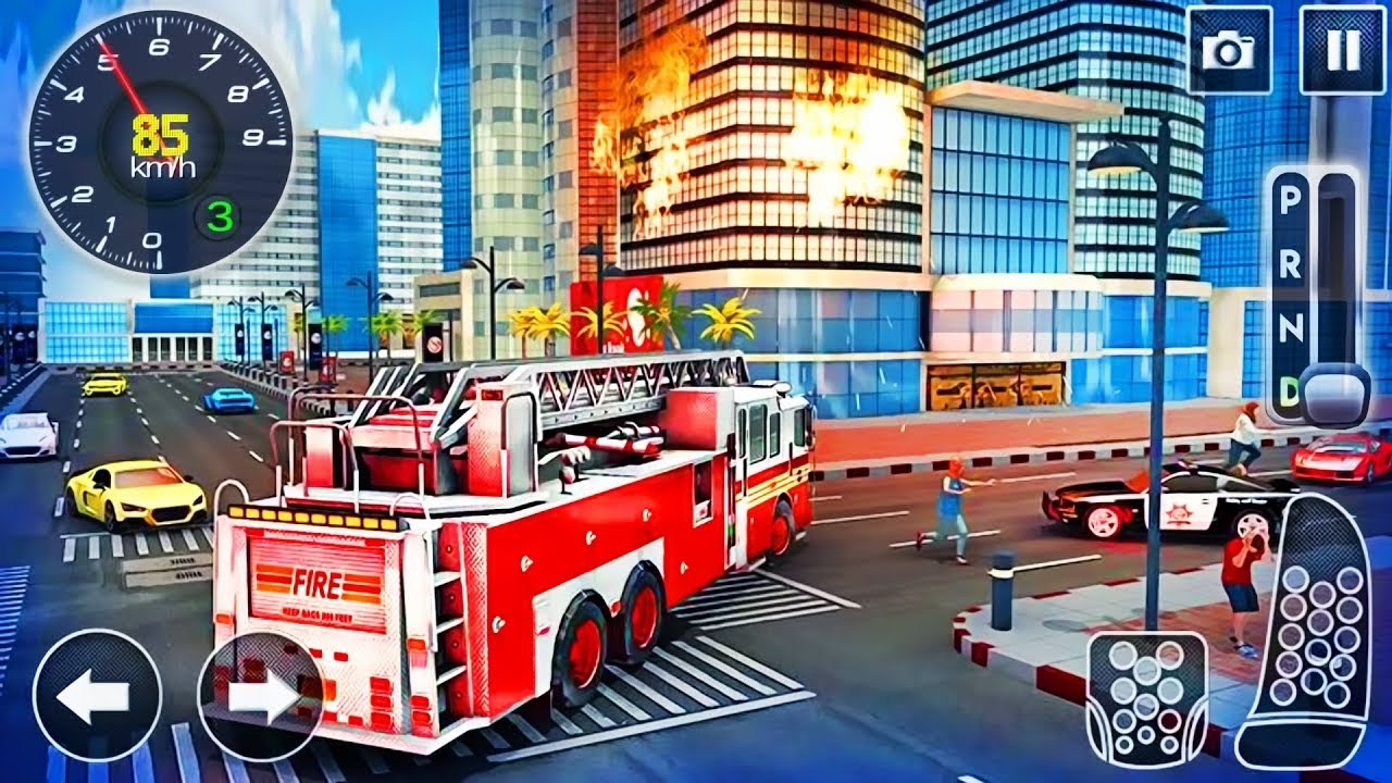 Fighting Fire: Firefighters Begin Rescue Operation