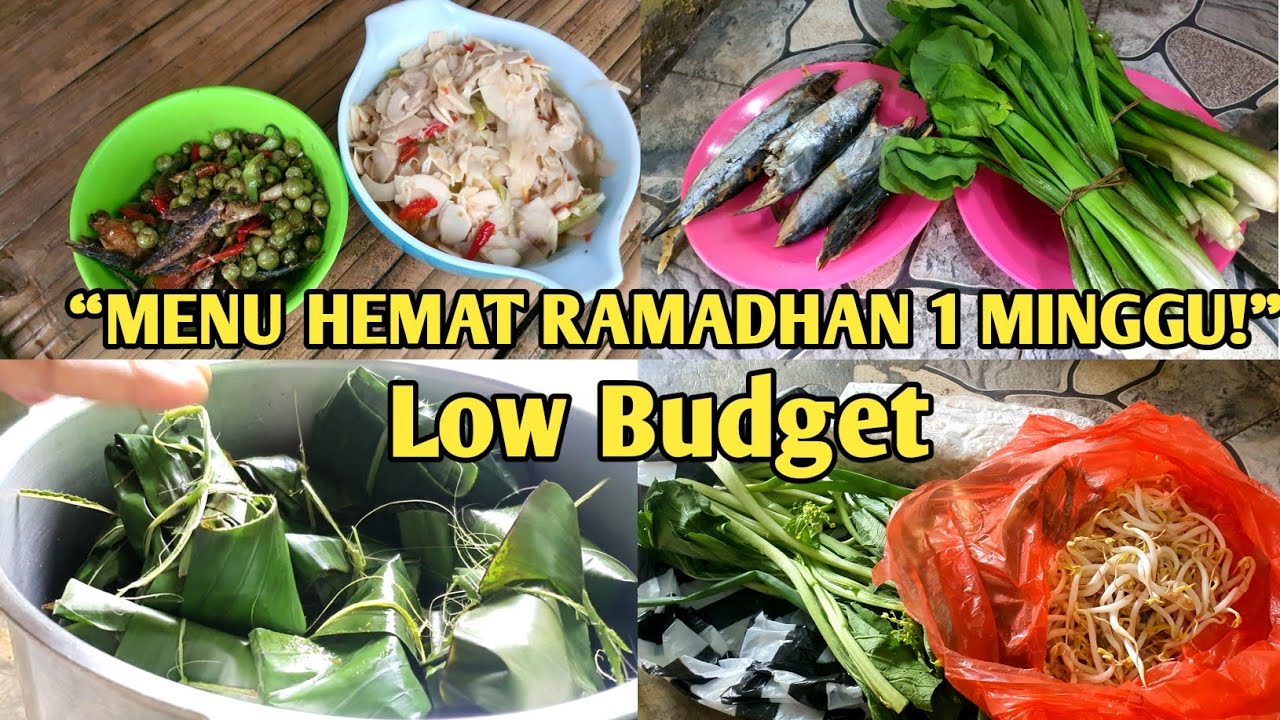 Belanja Hemat budget 20 ribu untuk 6 orang || mealplain untuk 1 minggu #idemenubukapuasa