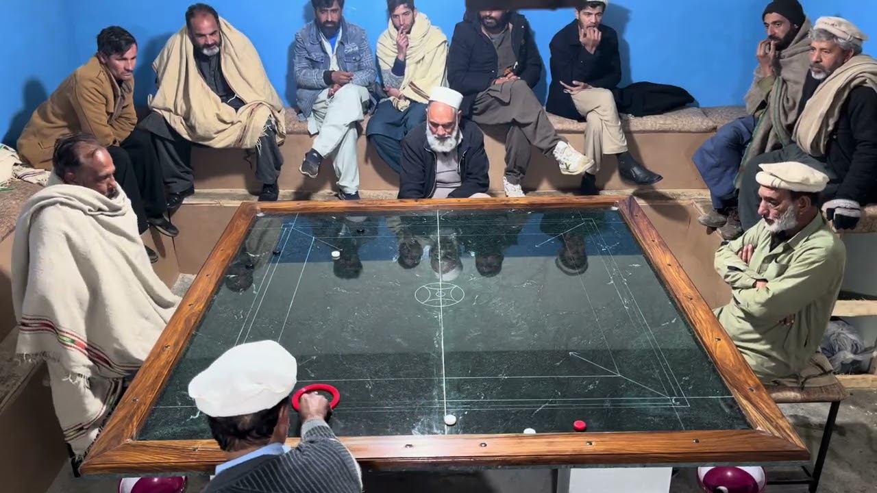 Double🇵🇰 challenge match4️⃣🏆 players grand match Zakir Bhai vs Mushtaq Bhai final frame #carrom ￼￼￼