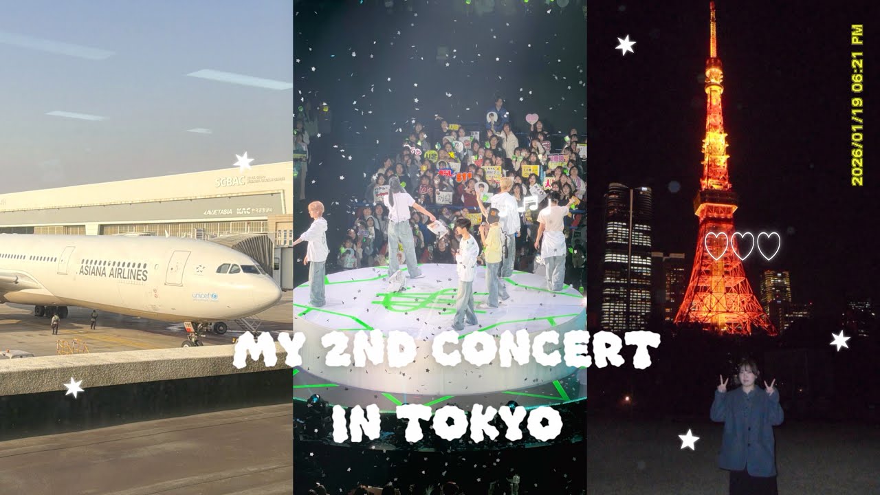 [#1] TOKYO | ꒰ NCT WISH ꒱보러 도쿄 간 사람 ✈️| 위즈니 브이로그 | 요코하마 | 후지산 | WISHLIST 앨범깡