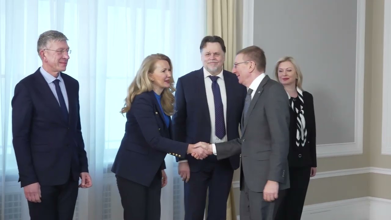 Valsts prezidenta Edgara Rinkēviča tikšanās ar tieslietu sistēmas augstākajām amatpersonām Latvijā