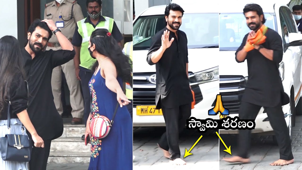 Ram Charan Latest Visuals At Mumbai Airport | RRR Movie | Filmylooks