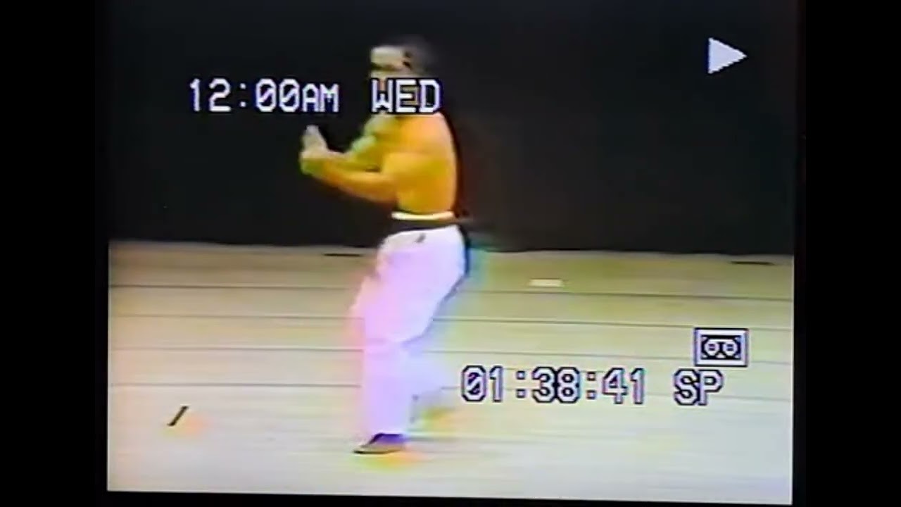 Master Seiko Toyama 10 DAN Uechi ryu karate kata Sanseiryu (video 1985) Video by Sensei Peggy Hess