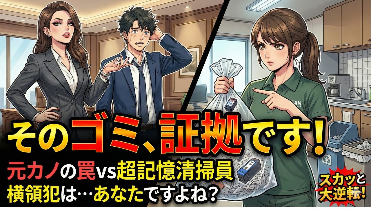 「底辺のゴミ屋ｗ」私を見下す社長の元カノが偽造した“横領の証拠”。勝ち誇る彼女の目の前で、私が回収した『シュレッダーの中身』をぶち撒けた結果ｗｗ【漫画動画】【スカッと】