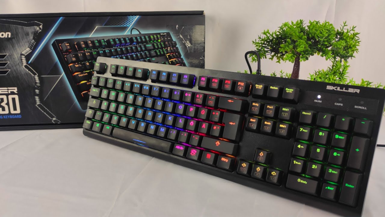 Rote Switches, und ein Deutsches Layout für unter 50€! - Sharkoon Skiller SGK30 Review + Soundtest