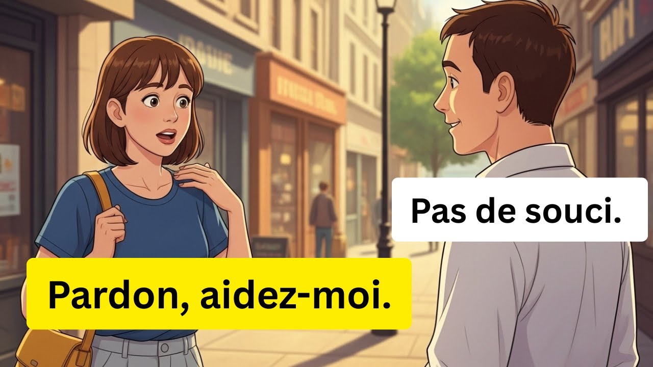 10 Short French Conversations | French for Beginners | A1-A2-B1