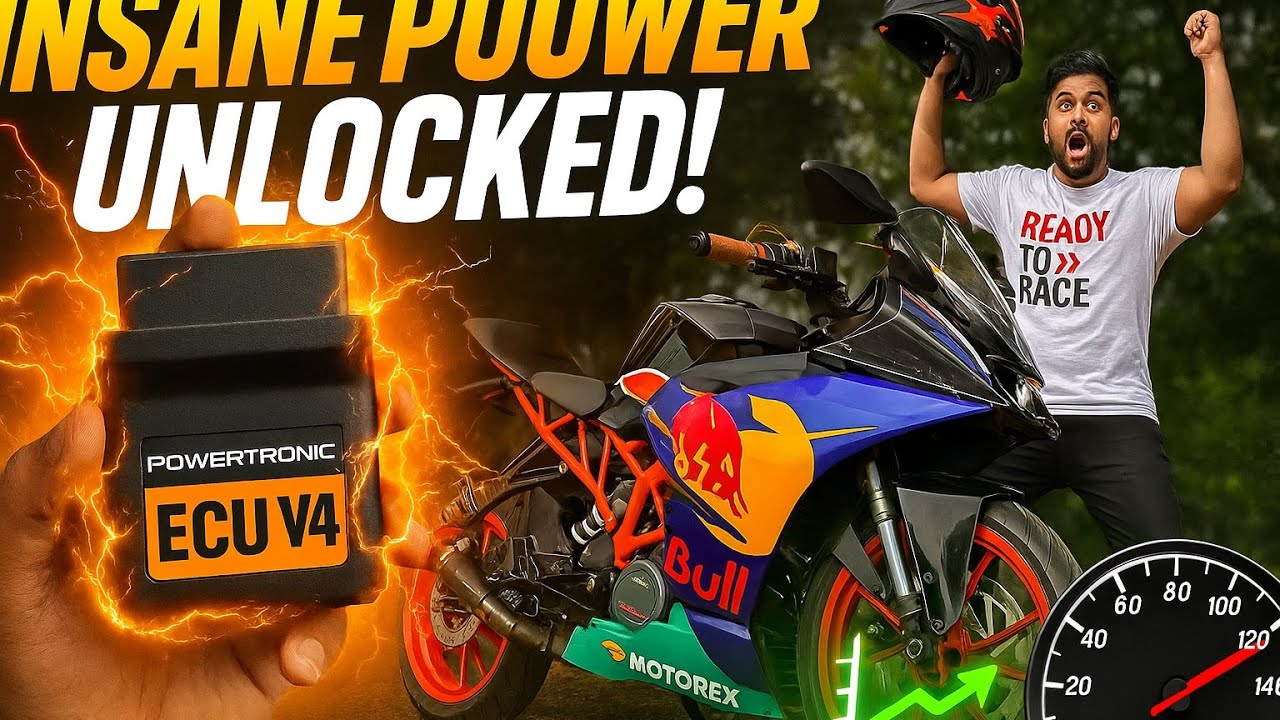 🔥 KTM RC 200 Gets a Power Boost! 💥 Installing Powertronic ECU V4