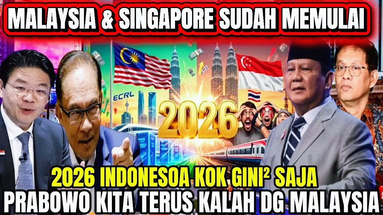 DIAM² MALAYSIA SUDAH MULAI MELANGKAH❗PRABOWI SADAR DALAM HAL NI INDONESIA TAK MAMPU KEJAR MALAYSIA❓