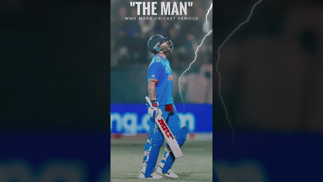 The Man who made Cricket Famous! #viratkohlishorts #cricketquotes