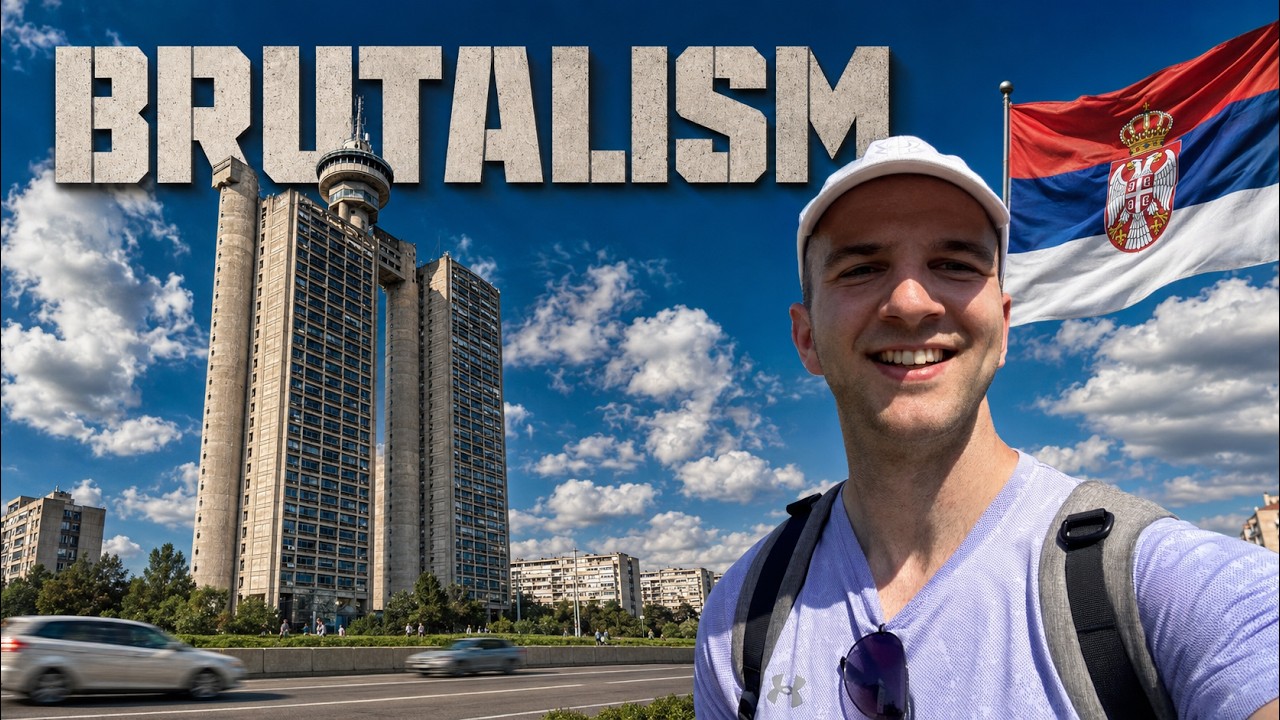 Exploring Brutalist New Belgrade 🇷🇸 | Serbia's Concrete Jungle
