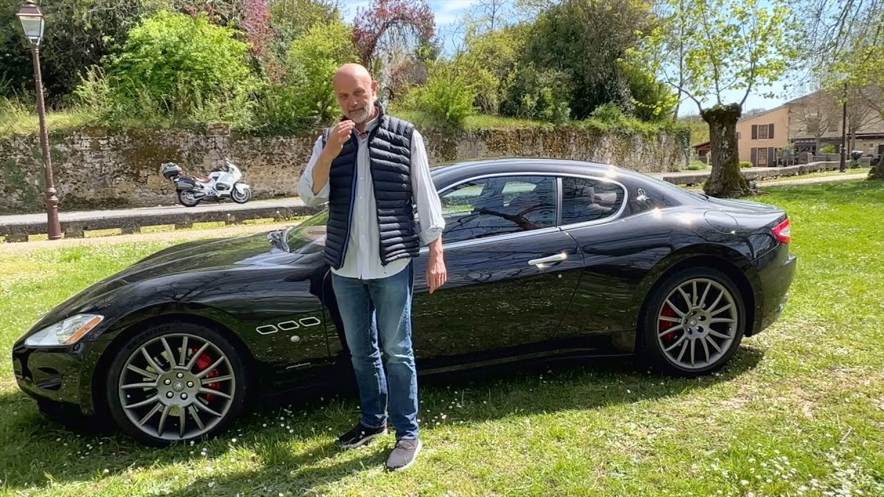Papy essaie une Maserati Gran Turismo S qui a la santé et avec un son envoutant!!!