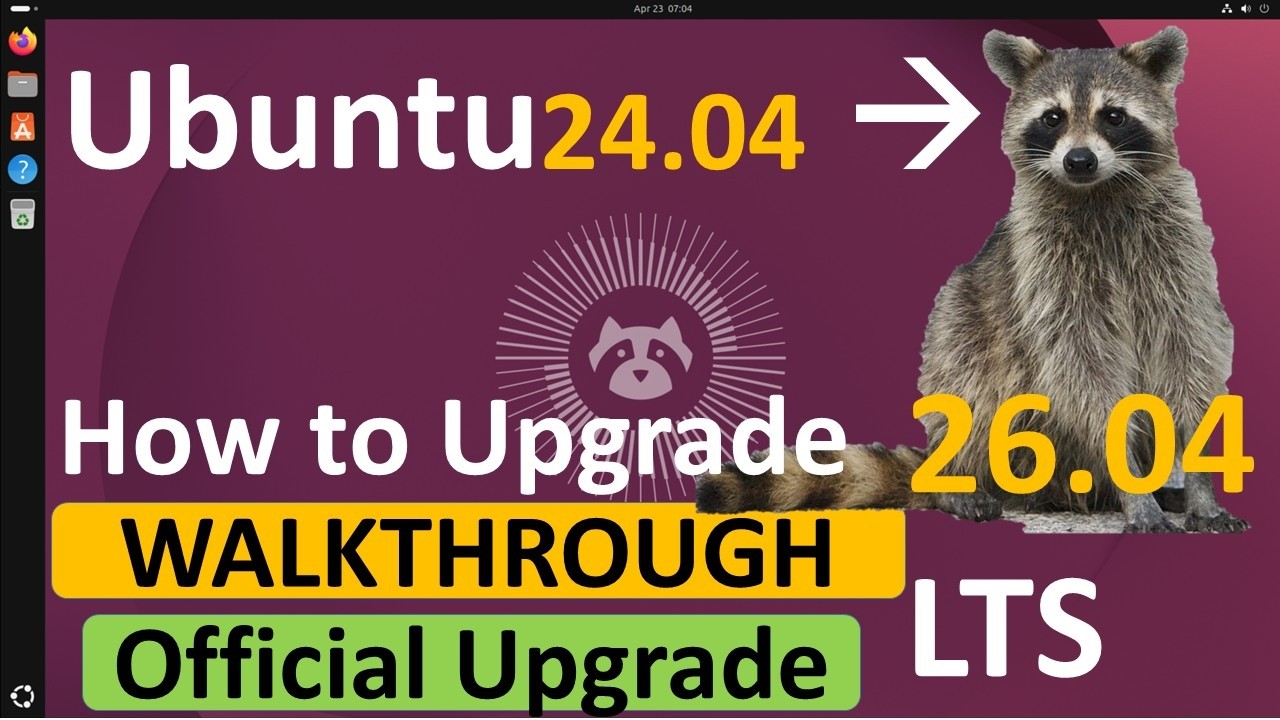 ✨ Как обновить Ubuntu 24.04 до 26.04 LTS прямо сейчас &mdash; официальное руководство по обновлению с N...