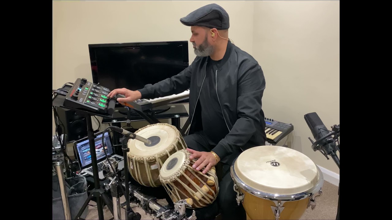 RC505 Live Looping Alok Verma Tabla Djembe Cajon