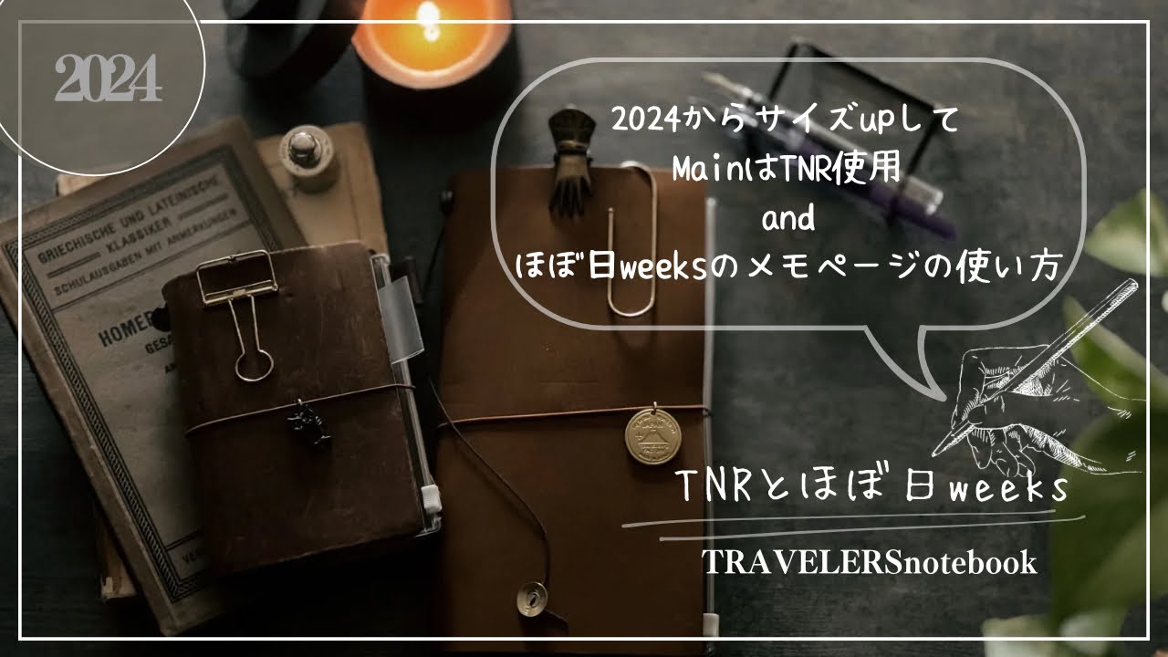 2024手帳セットアップ/トラベラーズノートレギュラー/ほぼ日weeks/
