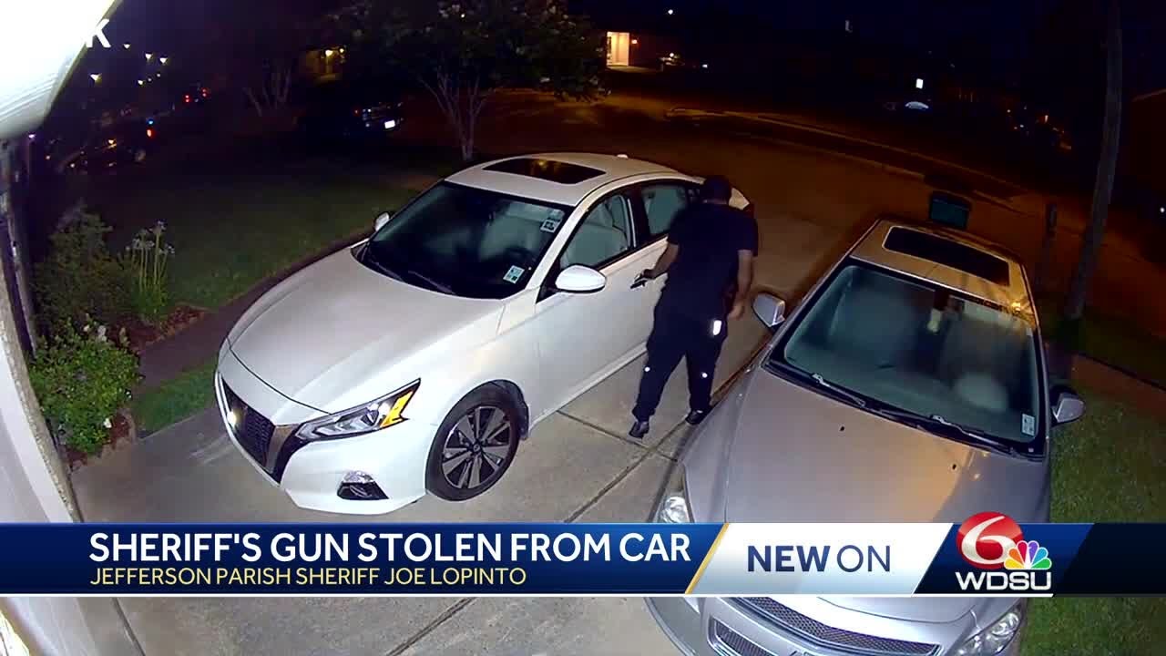 Jefferson Parish sheriff's gun stolen from car