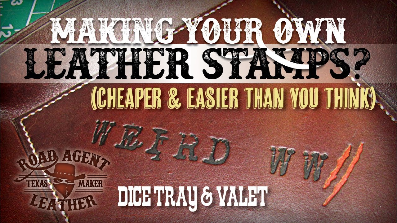 3D Printed Leather Stamps Do-It-Yourself Valet Dice Tray Maker Cosplay Leathercraft Leatherworking