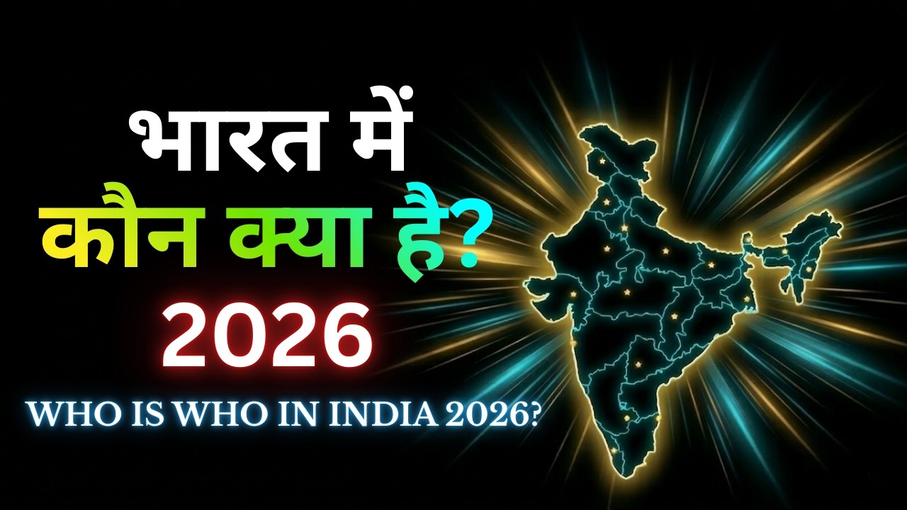 भारत में कौन क्या है? 2026 | Who is Who in India 2026?