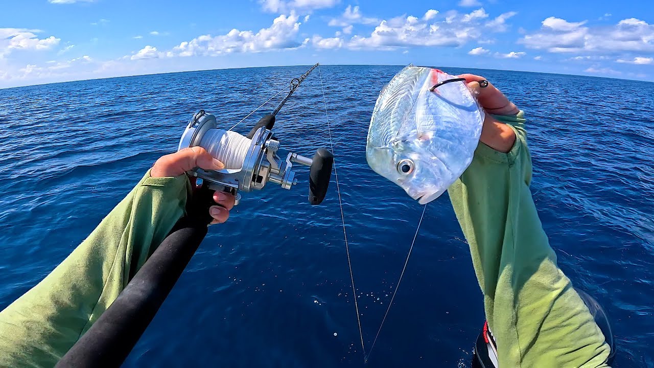 This BAIT Gets Smoked Offshore - Beautiful Day Bottom Fishing For What Ever Eats The Bait