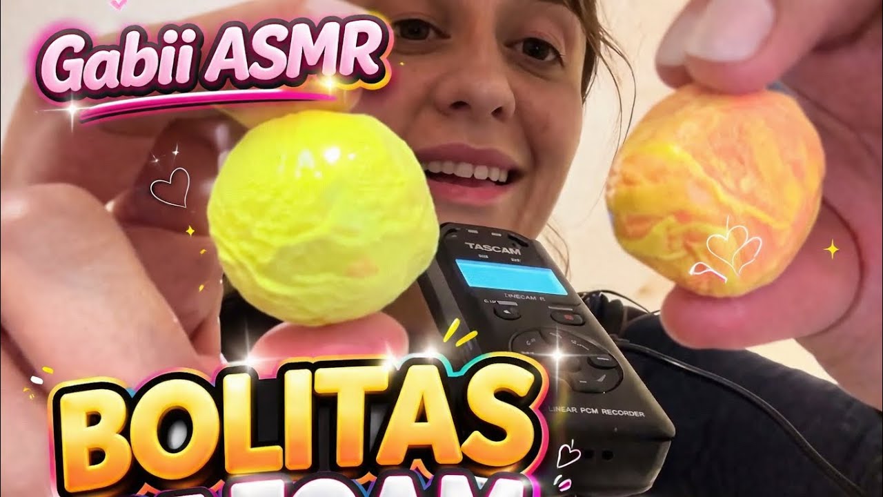 Gabii ASMR ✨ ASMR Suave con Bolitas de Foam
