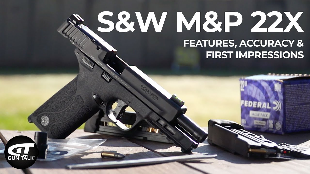 Пистолет Smith & Wesson M&P 22X: характеристики, точность и первые впечатления.