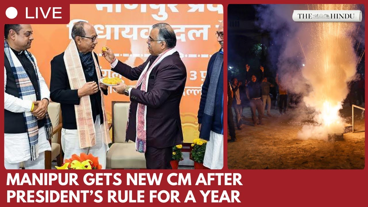 After nearly a year of President’s rule, Yumnam Khemchand Singh to be Manipur CM in Imphal