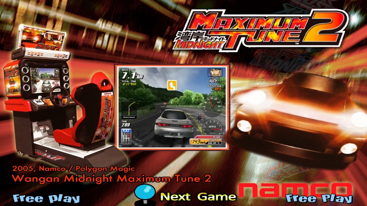 Hyperspin - Wangan Midnight Maximum Tune 2 by Namco (Chihiro hardware) + Bezel