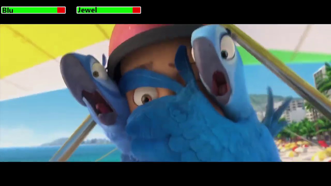 Rio (2011) Flying Scene with healthbars (70K Subscribers Special)