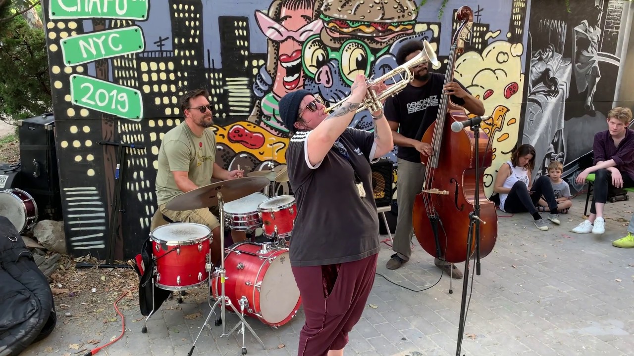 jaimie branch Trio - at First St. Green / Arts for Art - Sept 29 2019