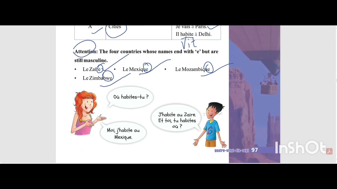 Enchant&eacute; 3 Lesson 8 | Class 7 | O&ugrave; allez-vous ?