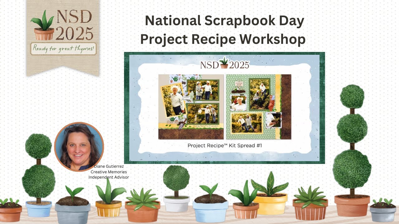 National Scrapbook Day 2025 ~ Project Recipe Workshop