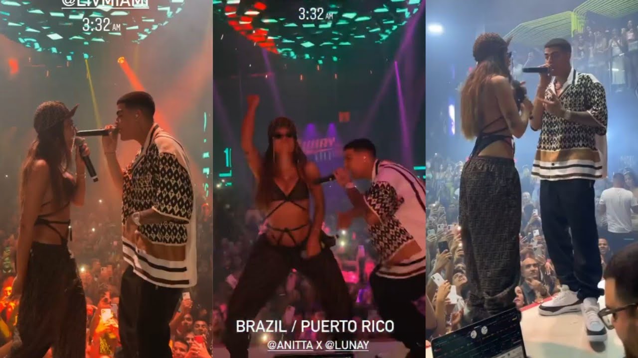 Anitta e Lunay cantam TODO O NADA na Liv Miami + Anitta encontra BECKY G, EL ALFA, FARRUKO e mais
