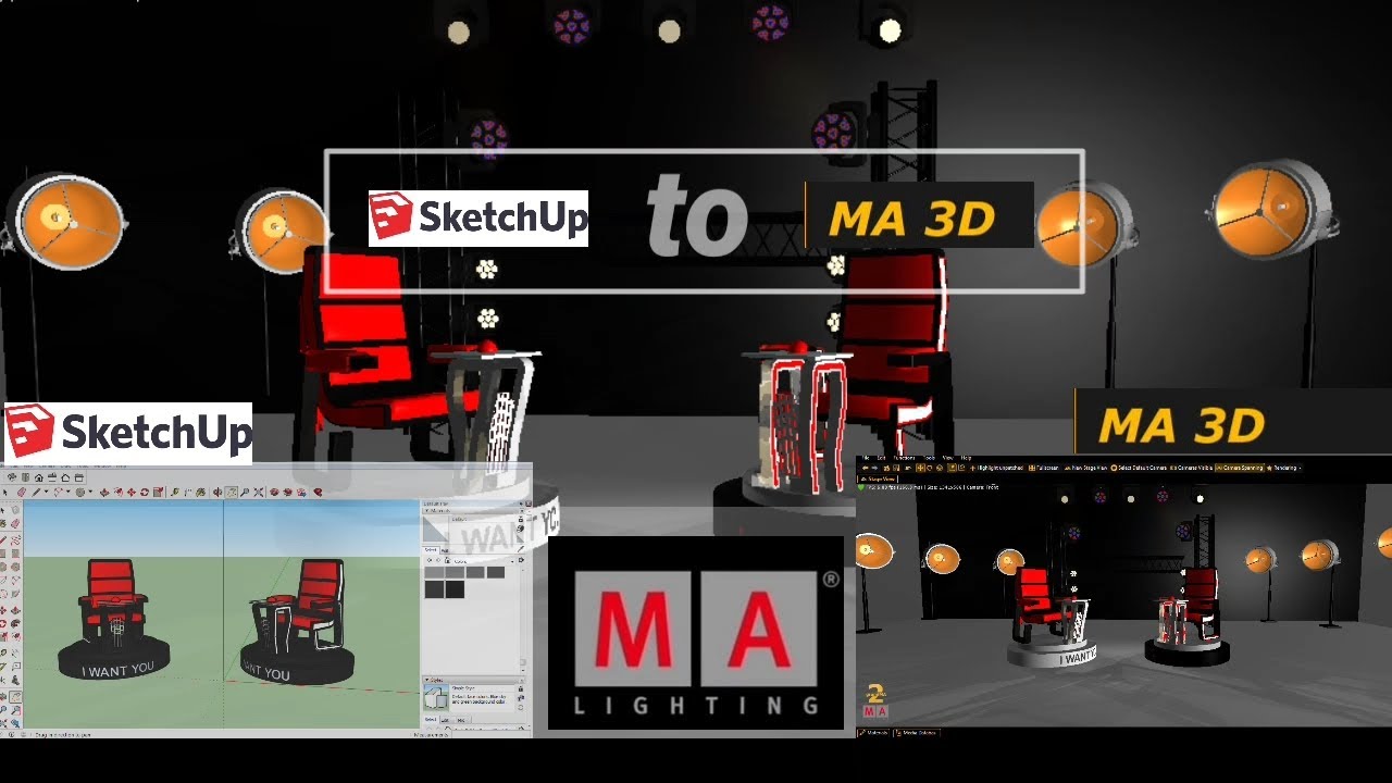 Export objects dari Skhetcup ke MA3D Indonesia