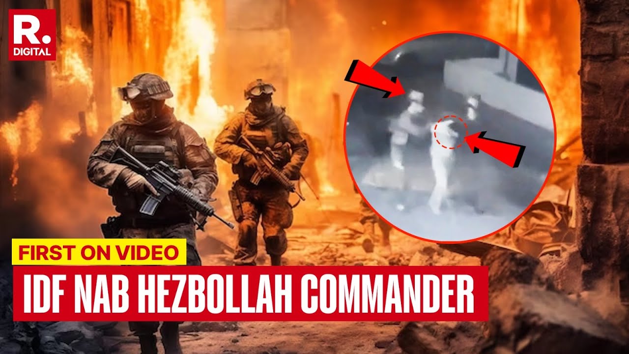 First On Video: Israeli Troops Capture Hezbollah Commander In Ground Raid
